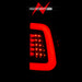Anzo USA 311379 Tail Light Assembly; LED; Clear Lens; Black Housing; w/Light Bar; Pair; - Truck Part Superstore