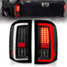 Anzo USA 311380 Tail Light Assembly; LED; Clear Lens; Black Housing; w/Light Bar; Pair; - Truck Part Superstore