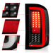 Anzo USA 311380 Tail Light Assembly; LED; Clear Lens; Black Housing; w/Light Bar; Pair; - Truck Part Superstore