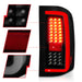 Anzo USA 311381 Tail Light Assembly; LED; Smoke Lens; Black Housing; w/Light Bar; Pair; - Truck Part Superstore