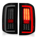 Anzo USA 311381 Tail Light Assembly; LED; Smoke Lens; Black Housing; w/Light Bar; Pair; - Truck Part Superstore