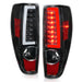 Anzo USA 311382 Tail Light Assembly; LED; Black Housing; w/Light Bar; Pair; - Truck Part Superstore