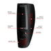 Anzo USA 311383 Tail Light Assembly; LED; Smoke Lens; Black Housing; w/Light Bar; Pair; - Truck Part Superstore