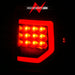 Anzo USA 311386 Tail Light Assembly; Clear Lens; w/Light Bars Black Housing; - Truck Part Superstore