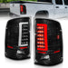 Anzo USA 311388 Tail Light Assembly; Clear Lens; Black Housing; w/Light Bar; Pair; - Truck Part Superstore