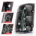 Anzo USA 311388 Tail Light Assembly; Clear Lens; Black Housing; w/Light Bar; Pair; - Truck Part Superstore