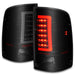 Anzo USA 311389 Tail Light Assembly; Smoke Lens; Black Housing; w/Light Bar; Pair; - Truck Part Superstore