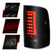 Anzo USA 311389 Tail Light Assembly; Smoke Lens; Black Housing; w/Light Bar; Pair; - Truck Part Superstore