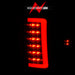 Anzo USA 311389 Tail Light Assembly; Smoke Lens; Black Housing; w/Light Bar; Pair; - Truck Part Superstore