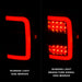Anzo USA 311390 Tail Light Assembly; LED; Clear Lens; Black Housing; w/Light Bar; Pair; - Truck Part Superstore