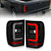 Anzo USA 311391 Tail Light Assembly; LED; Smoke Lens; Black Housing; w/Light Bar; Pair; - Truck Part Superstore