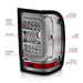 Anzo USA 311392 Tail Light Assembly; LED; Clear Lens; Chrome Housing; w/Light Bar; Pair; - Truck Part Superstore