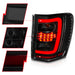 Anzo USA 311395 Tail Light Assembly; LED; Smoke Lens; Black Housing; w/Light Bar; Pair; - Truck Part Superstore