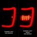 Anzo USA 311396 Tail Light Assembly; LED; Clear/Red Lens; Chrome Housing; w/Light Bar; Pair; - Truck Part Superstore