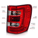 Anzo USA 311396 Tail Light Assembly; LED; Clear/Red Lens; Chrome Housing; w/Light Bar; Pair; - Truck Part Superstore