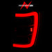 Anzo USA 311396 Tail Light Assembly; LED; Clear/Red Lens; Chrome Housing; w/Light Bar; Pair; - Truck Part Superstore