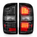 Anzo USA 311397 Tail Light Assembly; Clear Lens; Black Housing; Pair; - Truck Part Superstore