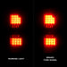 Anzo USA 311398 Tail Light Assembly; Smoke Lens; Black Housing; Pair; - Truck Part Superstore