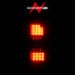 Anzo USA 311398 Tail Light Assembly; Smoke Lens; Black Housing; Pair; - Truck Part Superstore