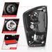 Anzo USA 311400 Tail Light Assembly; Clear Lens; Black Housing; w/Light Bar Sequential; - Truck Part Superstore