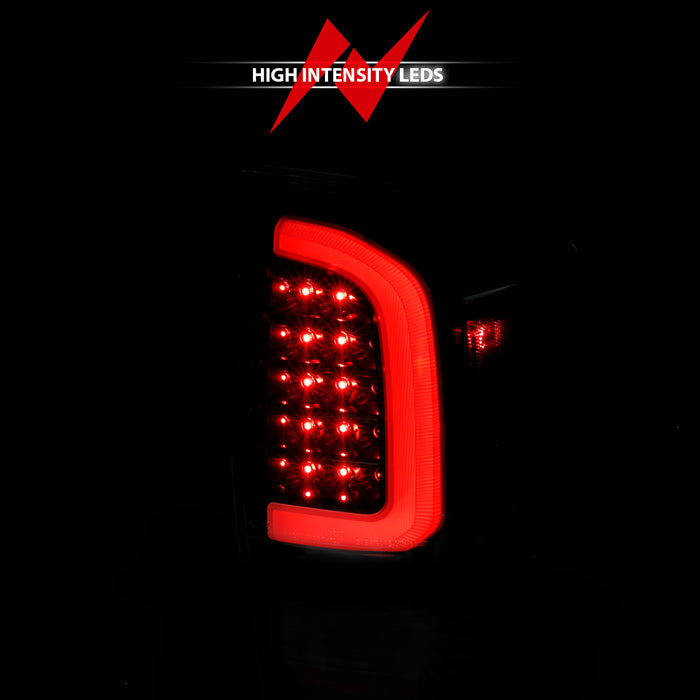 Anzo USA 311400 Tail Light Assembly; Clear Lens; Black Housing; w/Light Bar Sequential; - Truck Part Superstore