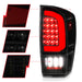 Anzo USA 311401 Tail Light Assembly; Smoke Lens; Black Housing; w/Light Bar Sequential; - Truck Part Superstore