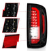 Anzo USA 311402 Tail Light Assembly; Full LED; Clear Lens; Black Housing; w/Light Bar; Pair; - Truck Part Superstore