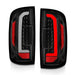 Anzo USA 311402 Tail Light Assembly; Full LED; Clear Lens; Black Housing; w/Light Bar; Pair; - Truck Part Superstore