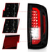 Anzo USA 311403 Tail Light Assembly; Full LED; Smoke Lens; Black Housing; w/Light Bar; Pair; - Truck Part Superstore