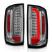 Anzo USA 311404 Tail Light Assembly; Full LED; Clear Lens; Chrome Housing; w/Light Bar; Pair; - Truck Part Superstore
