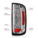 Anzo USA 311407 Tail Light Assembly; Full LED; Clear Lens; Chrome Housing; w/Light Bar; Pair; - Truck Part Superstore