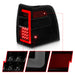 Anzo USA 311409 Tail Light Assembly; LED; Smoke Lens; Black Housing; w/Light Bar Sequential; - Truck Part Superstore