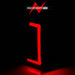 Anzo USA 311409 Tail Light Assembly; LED; Smoke Lens; Black Housing; w/Light Bar Sequential; - Truck Part Superstore