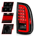 Anzo USA 311411 Tail Light Assembly; LED; Clear Lens; Black Housing; w/Light Bar; Pair; - Truck Part Superstore
