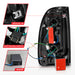 Anzo USA 311412 Tail Light Assembly; LED; Smoke Lens; Black Housing; w/Light Bar; Pair; - Truck Part Superstore