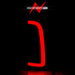Anzo USA 311412 Tail Light Assembly; LED; Smoke Lens; Black Housing; w/Light Bar; Pair; - Truck Part Superstore