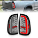 Anzo USA 311413 Tail Light Assembly; LED; Clear Lens; Chrome Housing; w/Light Bar; Pair; - Truck Part Superstore