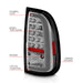 Anzo USA 311413 Tail Light Assembly; LED; Clear Lens; Chrome Housing; w/Light Bar; Pair; - Truck Part Superstore