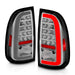 Anzo USA 311413 Tail Light Assembly; LED; Clear Lens; Chrome Housing; w/Light Bar; Pair; - Truck Part Superstore