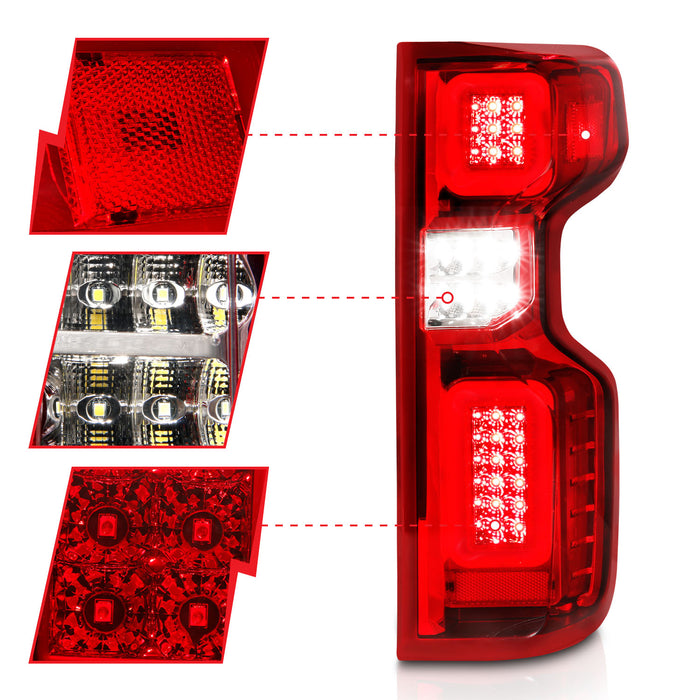 Anzo USA 311419 Tail Light Assembly - Truck Part Superstore