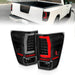 Anzo USA 311420 Tail Light Assembly; LED; Clear Lens; Black Housing; w/Light Bar; Pair; - Truck Part Superstore