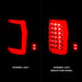 Anzo USA 311420 Tail Light Assembly; LED; Clear Lens; Black Housing; w/Light Bar; Pair; - Truck Part Superstore