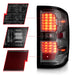 Anzo USA 311424 Tail Light Assembly; LED; Smoke Lens; Chrome Housing; Pair; - Truck Part Superstore