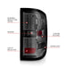 Anzo USA 311426 Tail Light Assembly; LED; Smoke Lens; Chrome Housing; w/Light Bar; Pair; - Truck Part Superstore