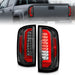 Anzo USA 311432 Tail Light Assembly; LED; w/Red Light Bar; Black Housing; Clear Lens; - Truck Part Superstore
