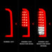 Anzo USA 311432 Tail Light Assembly; LED; w/Red Light Bar; Black Housing; Clear Lens; - Truck Part Superstore