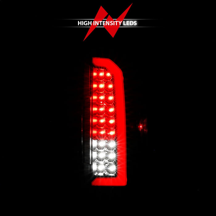 Anzo USA 311432 Tail Light Assembly; LED; w/Red Light Bar; Black Housing; Clear Lens; - Truck Part Superstore