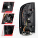 Anzo USA 311433 Tail Light Assembly; LED; w/Red Light Bar; Black Housing; Smoke Lens; - Truck Part Superstore