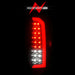 Anzo USA 311433 Tail Light Assembly; LED; w/Red Light Bar; Black Housing; Smoke Lens; - Truck Part Superstore