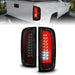 Anzo USA 311435 Tail Light Assembly; LED; w/Red Light Bar; Black Housing; Smoke Lens; - Truck Part Superstore
